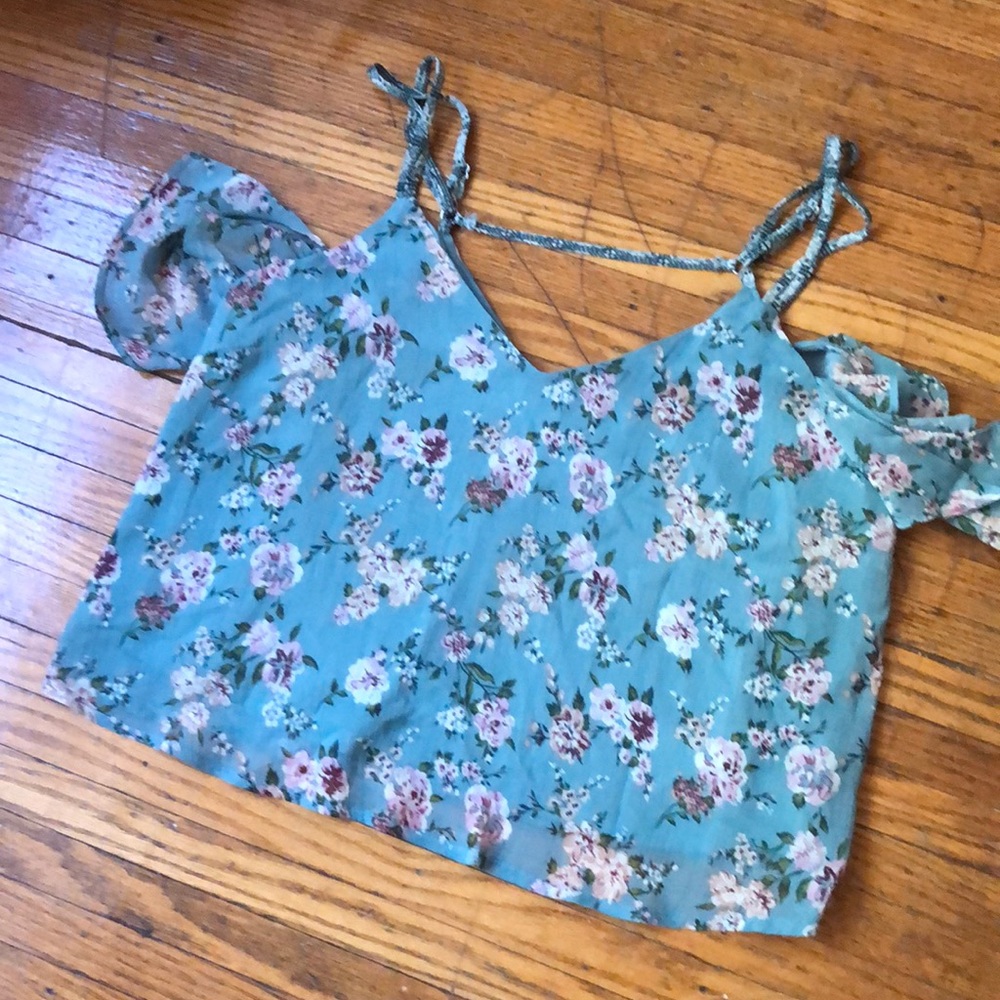 Floral crop top